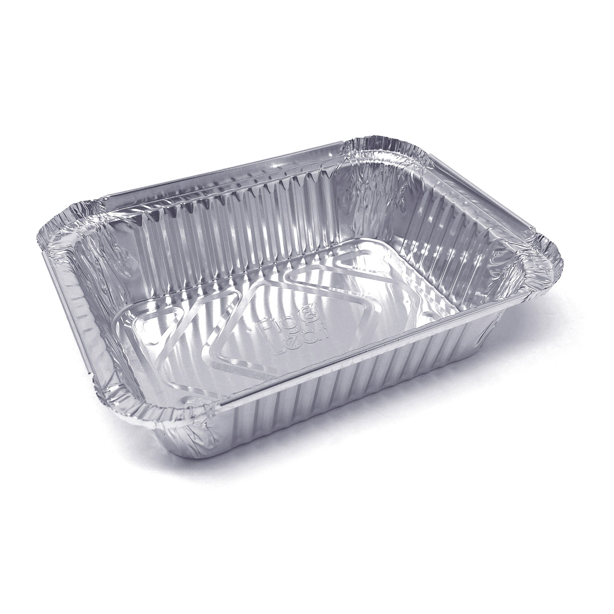 Rectangular 1.5 lb 24 oz 8.75 x 6.25 x 1.5 Disposable Aluminum Foil Pan  Take Out Food Containers with Flat Board Lids, Hot Cold Freezer Oven Safe  [50