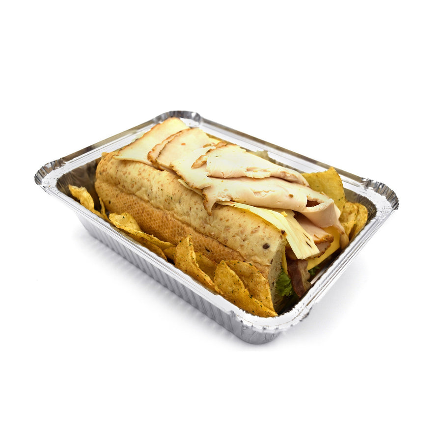 2.5-LB Takeout Pans with Board Lids l Standard 8.6